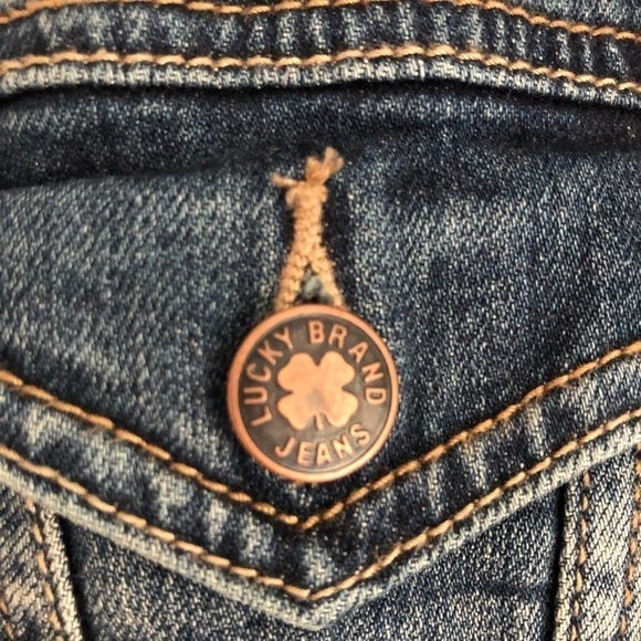 Lucky Brand Jacket The Tomboy Trucker Blue Denim Size Small - Picture 8 of 13